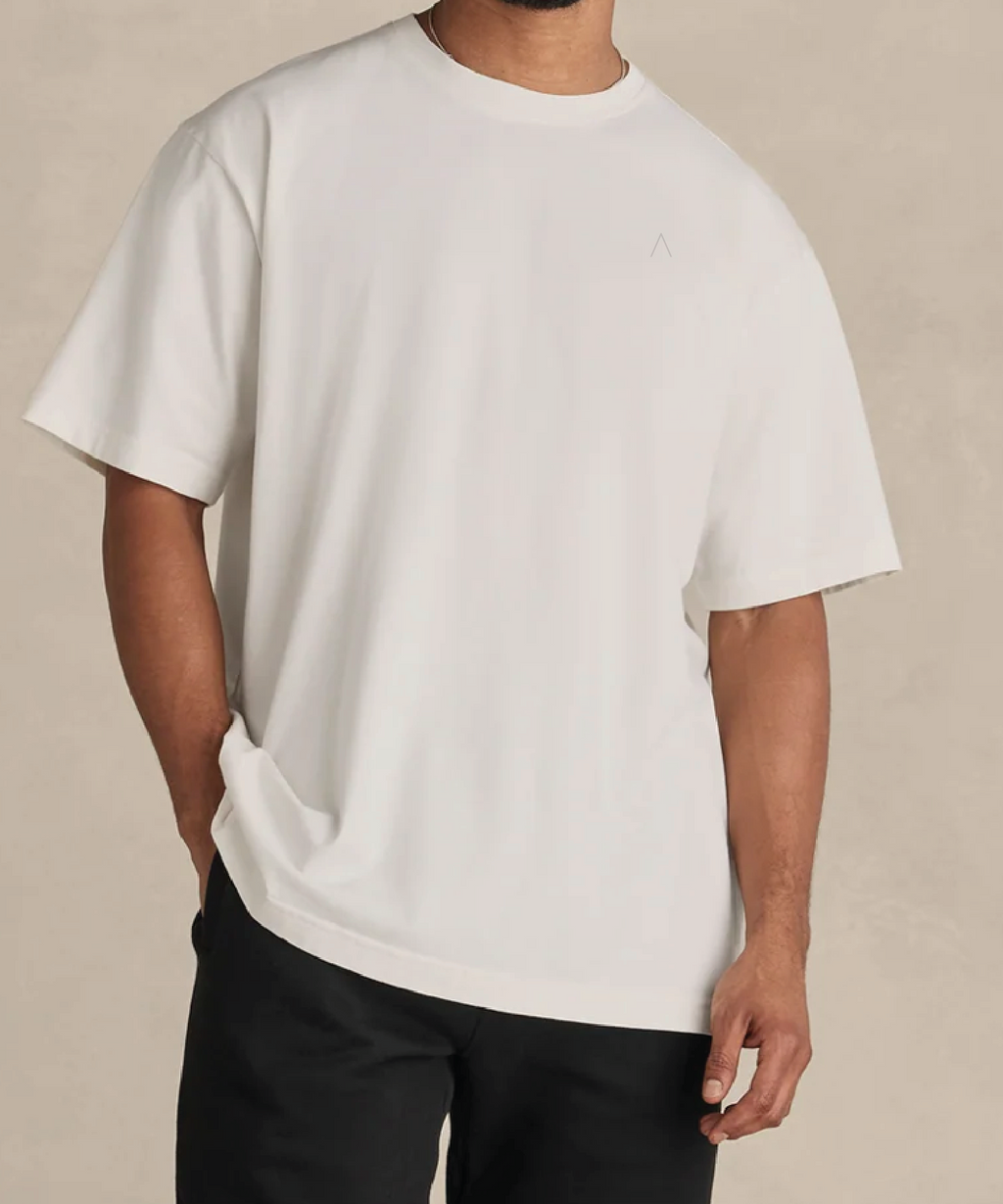 Dune (Pearl) Heavyweight Organic Tee