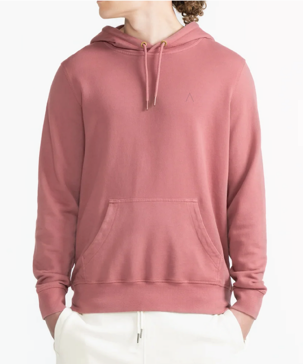 Downeaster (Rosewood) Midweight Organic French Terry Hood