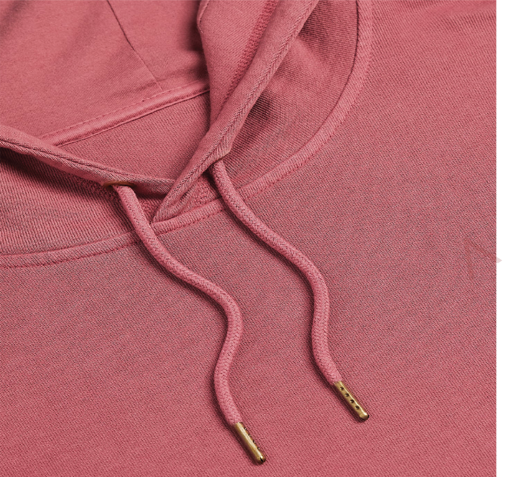 Downeaster (Rosewood) Midweight Organic French Terry Hood