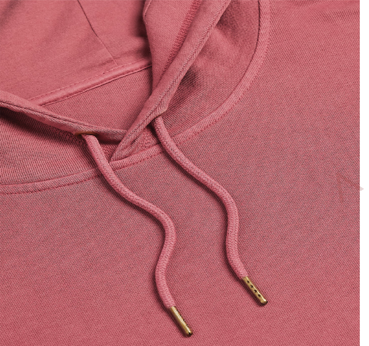 Downeaster (Rosewood) Midweight Organic French Terry Hood