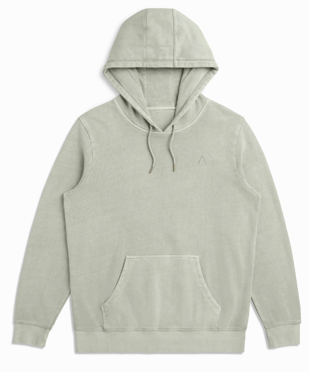 Downeaster (Sage) Midweight Organic French Terry Hood