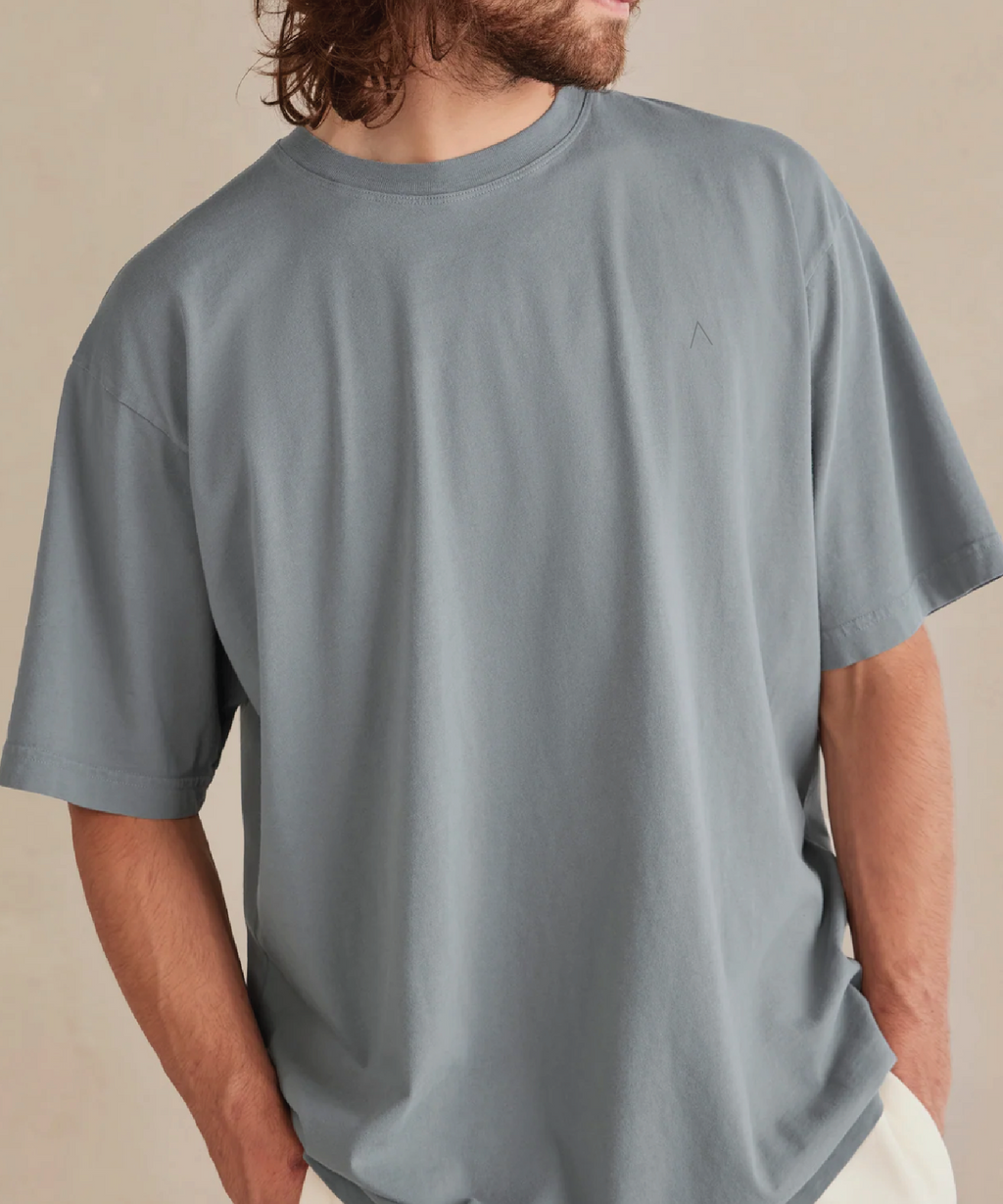 Dune (Storm) Heavyweight Organic Tee