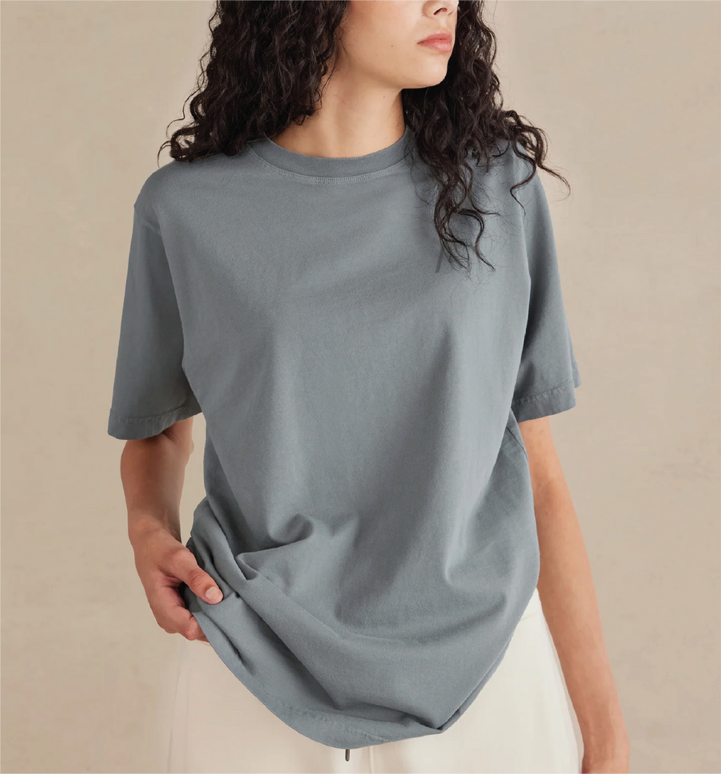 Dune (Storm) Heavyweight Organic Tee