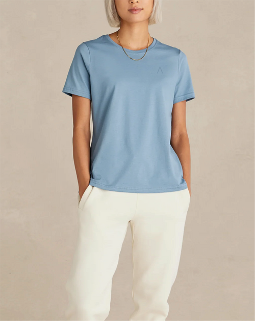 Dockside (Cloud Blue) Women's Heavyweight Organic Tee