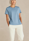 Dockside (Cloud Blue) Women's Heavyweight Organic Tee